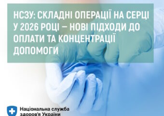 НСЗУ: складні операції на серці у 2026 році — нові підходи до оплати та концентрації допомоги